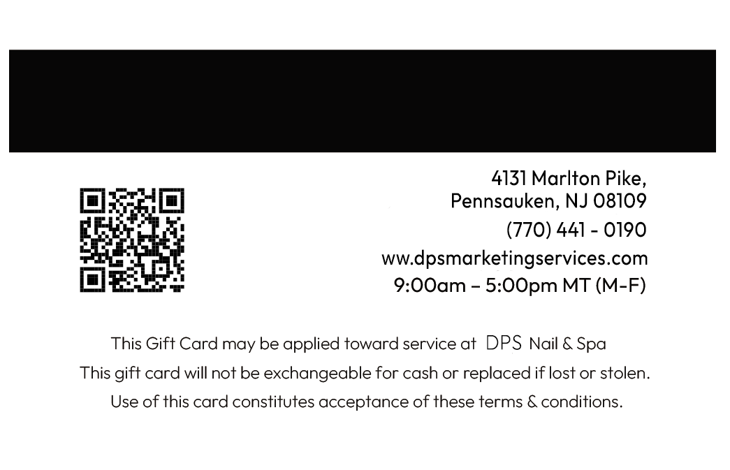 Plastic Gift Card